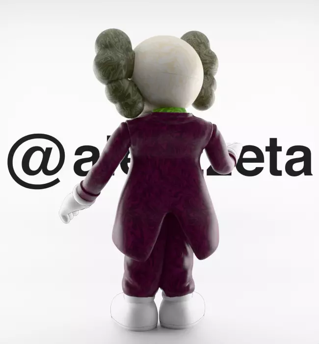 Kaws Joker for Print 3D print model_15