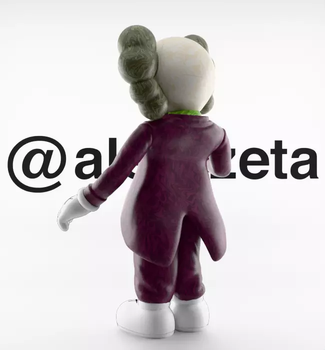 Kaws Joker for Print 3D print model_13