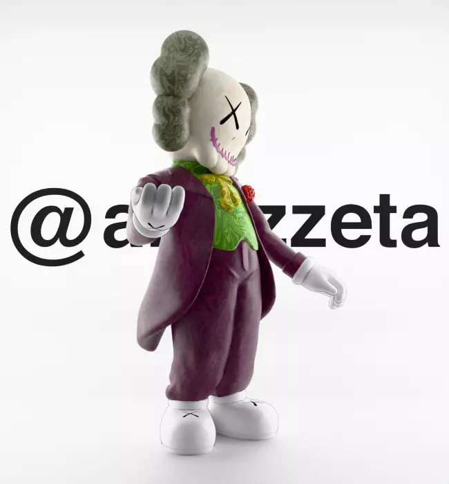 Kaws Joker for Print 3D print model_30