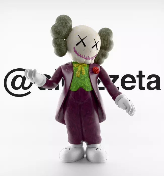 Kaws Joker for Print 3D print model_34