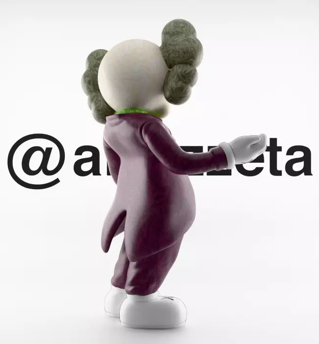 Kaws Joker for Print 3D print model_22