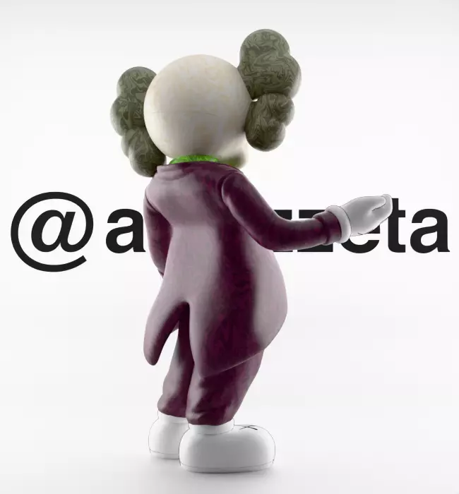 Kaws Joker for Print 3D print model_21