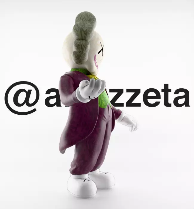 Kaws Joker for Print 3D print model_28