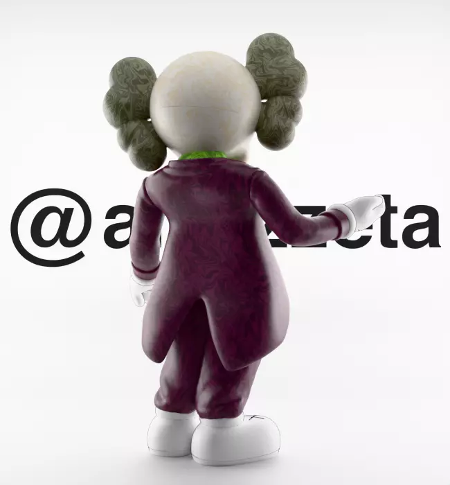 Kaws Joker for Print 3D print model_19