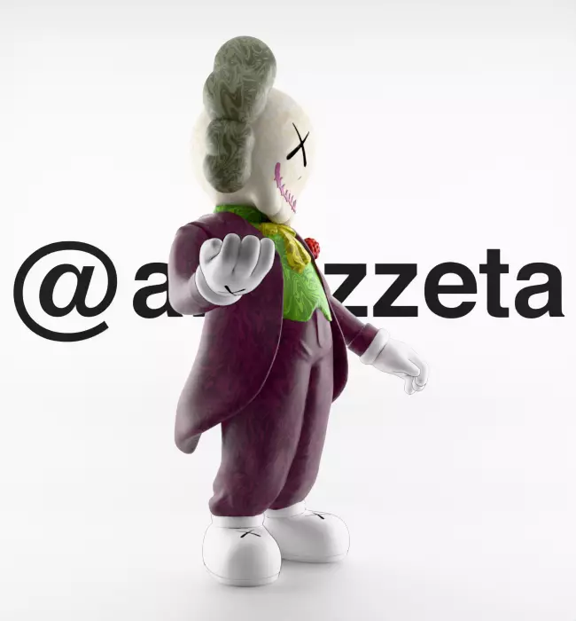 Kaws Joker for Print 3D print model_29