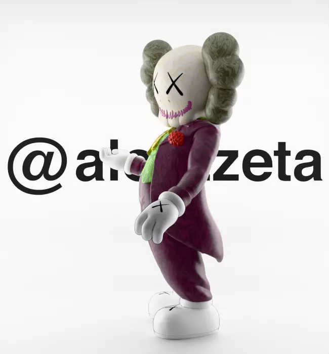 Kaws Joker for Print 3D print model_6