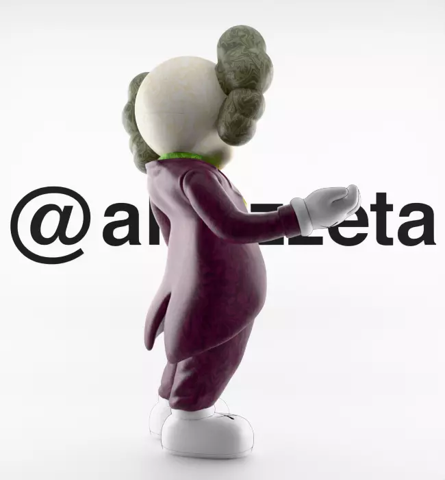 Kaws Joker for Print 3D print model_23