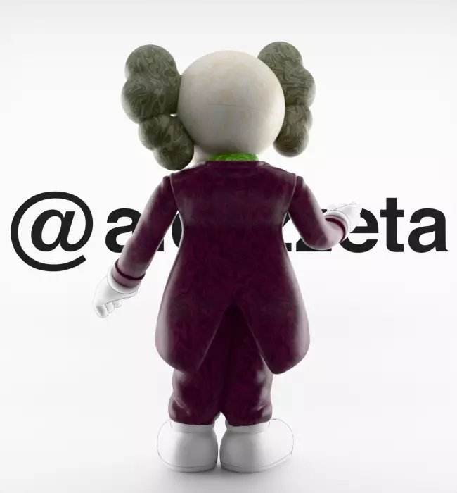 Kaws Joker for Print 3D print model_16
