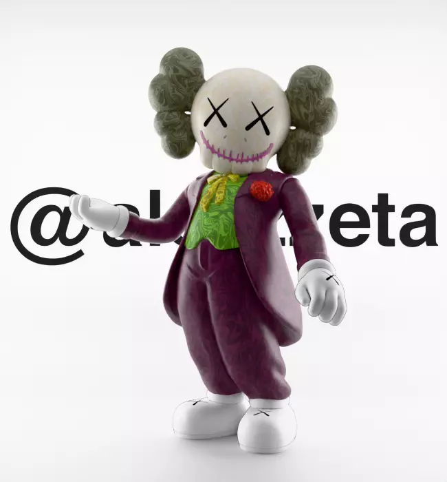 Kaws Joker for Print 3D print model_37