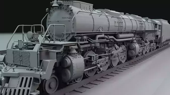 American Lacomotive union pacific  4096 3D model