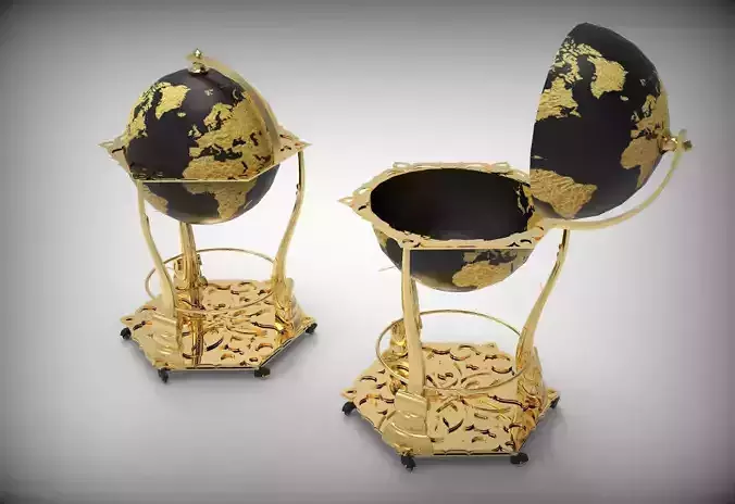 World Globe Decoration Piece