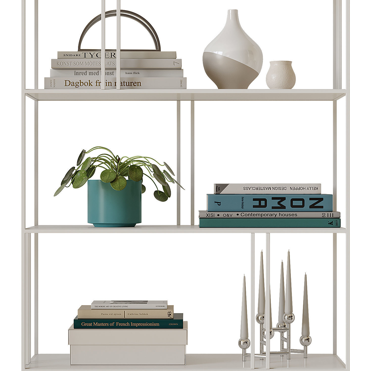 Westelm - Profile Bookcase 3D model_4