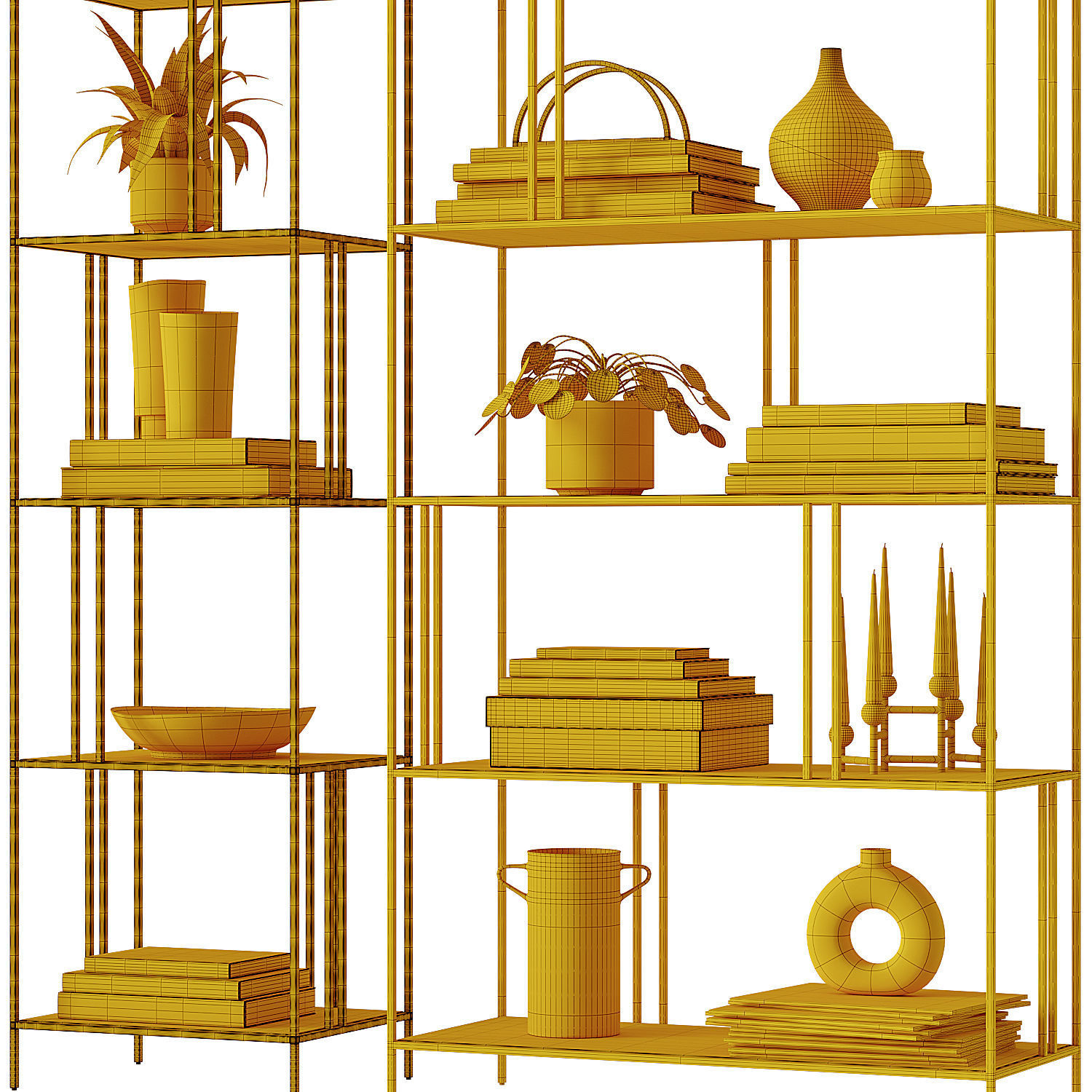 Westelm - Profile Bookcase 3D model_8