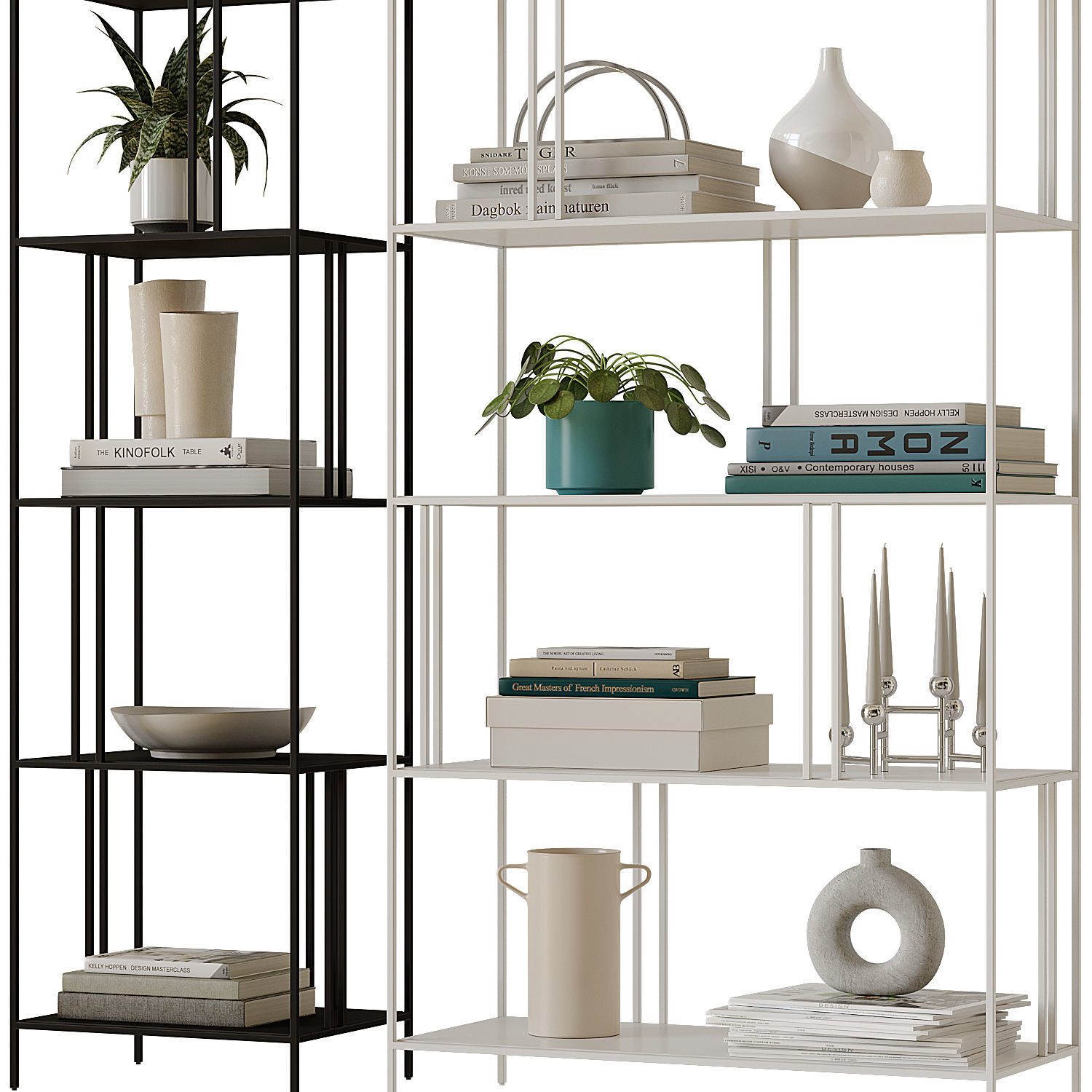 Westelm - Profile Bookcase 3D model_2