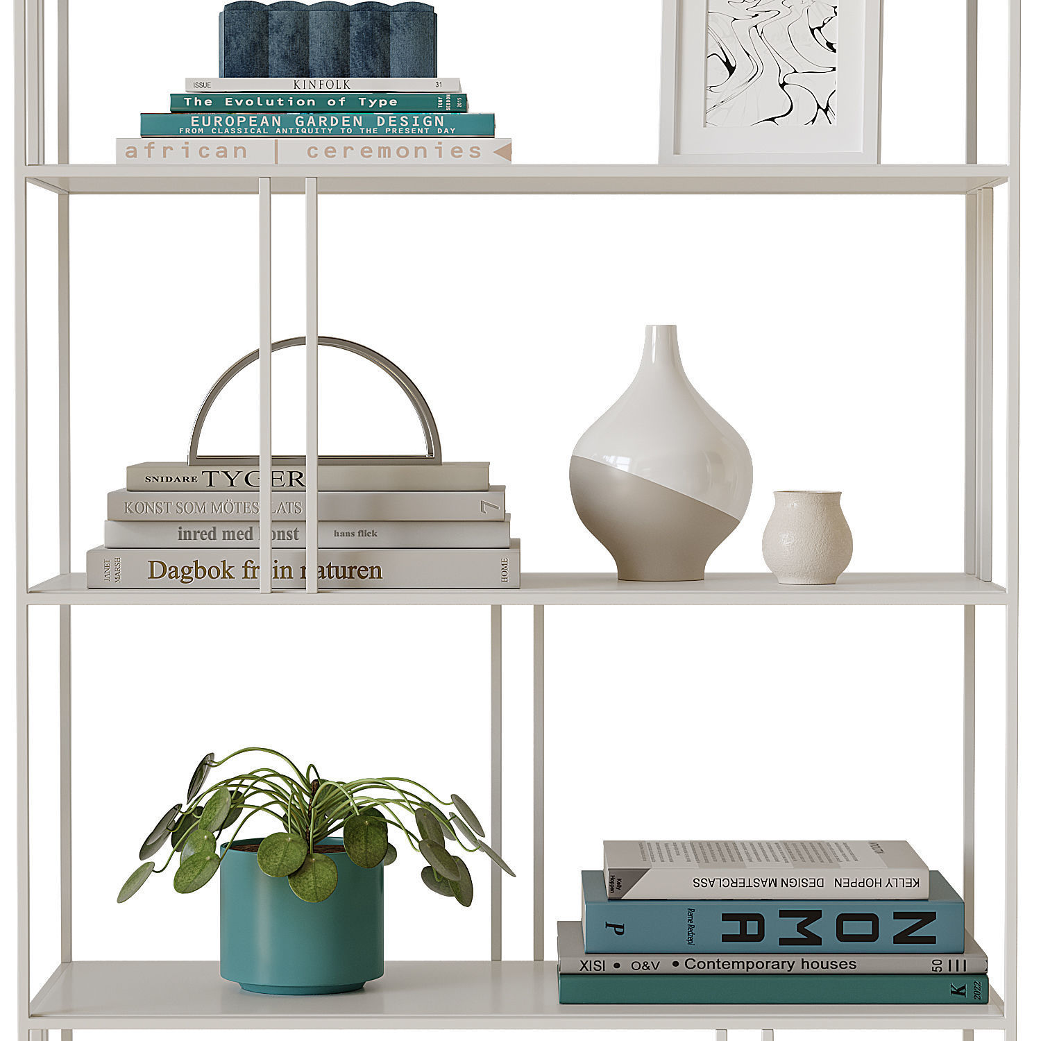 Westelm - Profile Bookcase 3D model_1