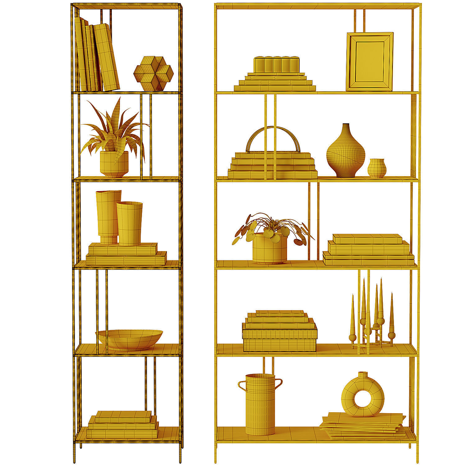 Westelm - Profile Bookcase 3D model_7