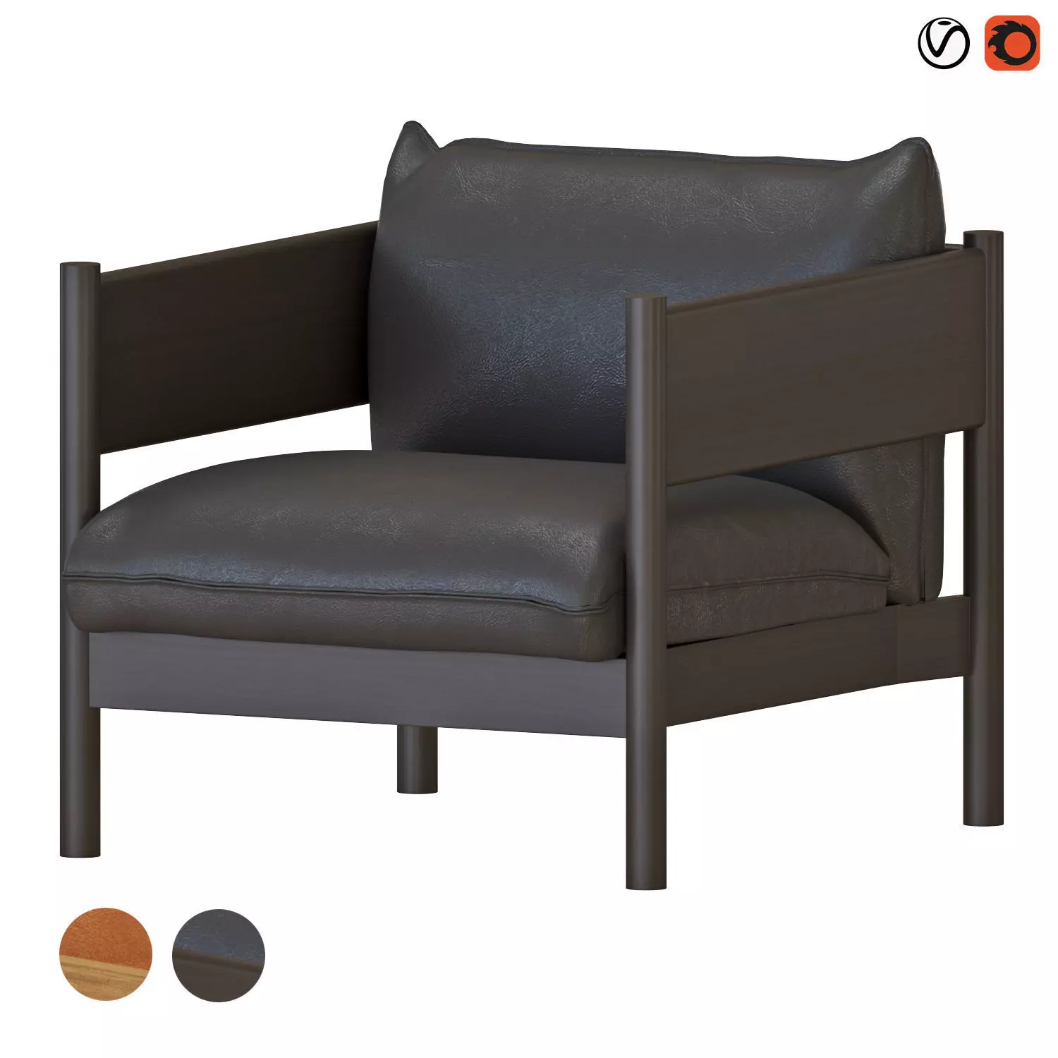 HAY ARBOUR ARMCHAIR 3D model