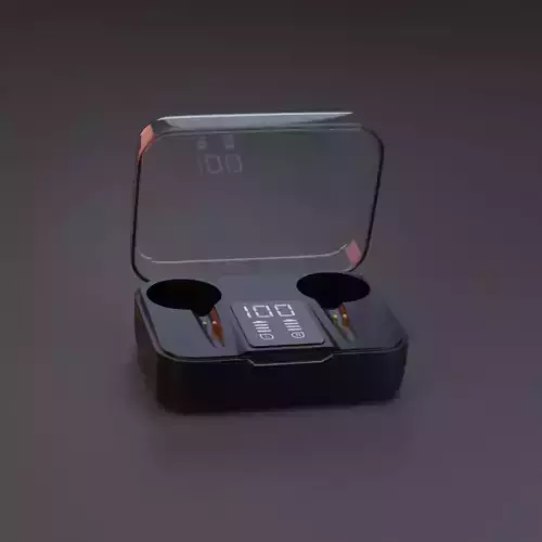 LJ-160 TWS Earbuds Charging Case 3D model