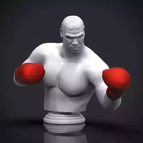 Mike Tyson Fighting Bust