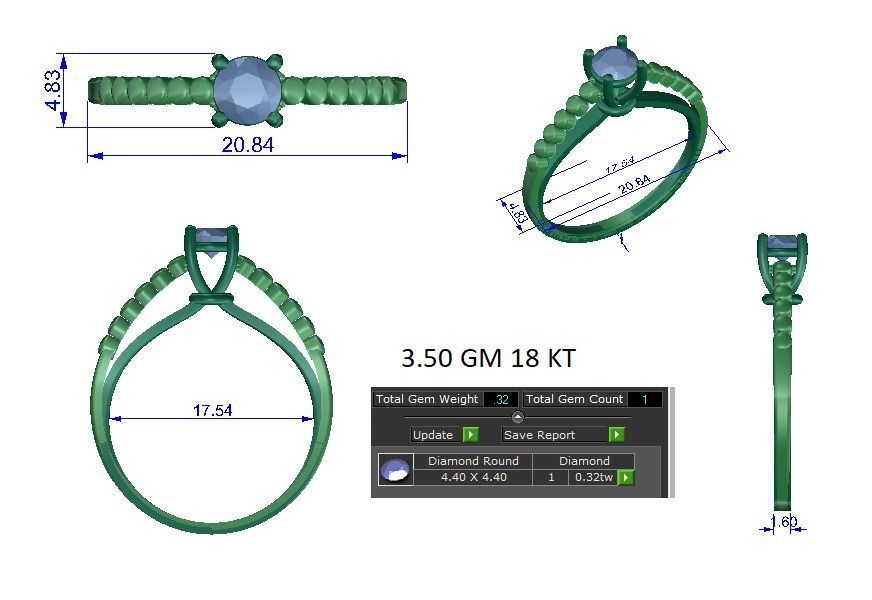 Ring - 0945 3D print model_1