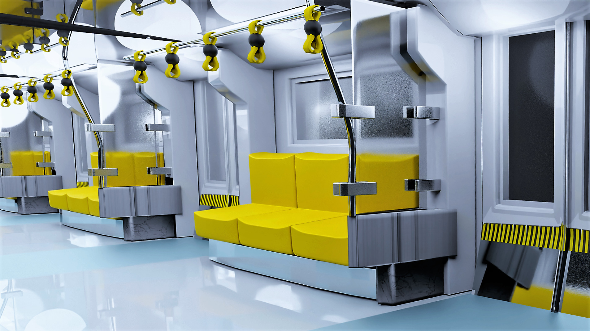 High Quality Subway Train 3D Model Realism at Its Finest 3D model_25