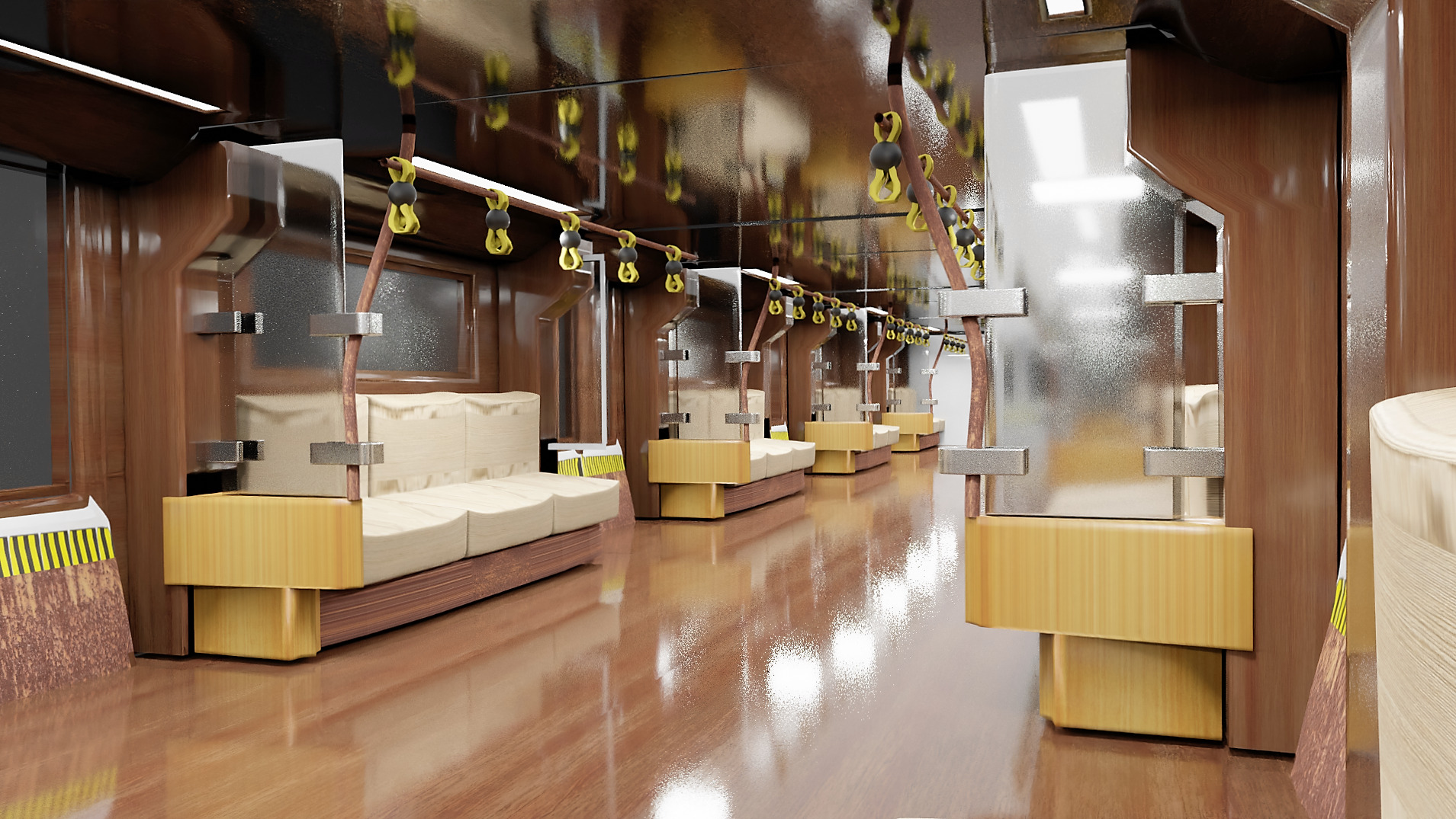 High Quality Subway Train 3D Model Realism at Its Finest 3D model_3