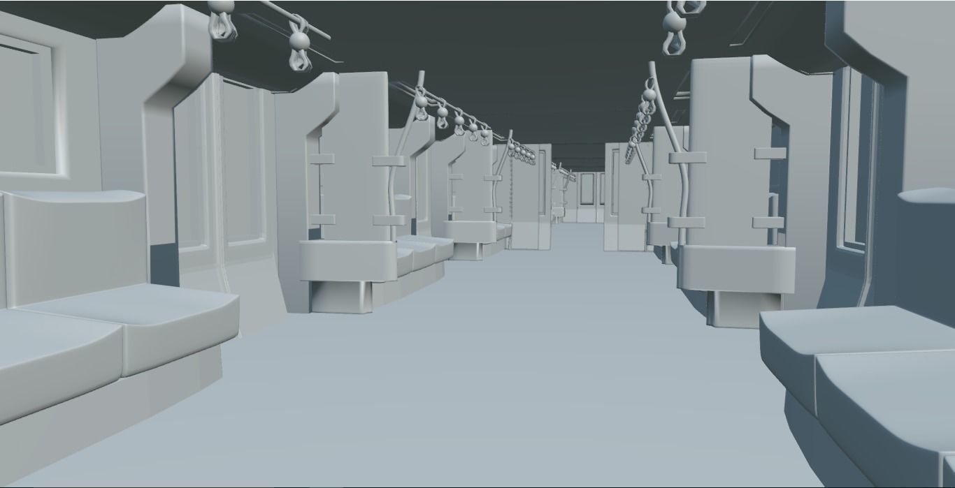 High Quality Subway Train 3D Model Realism at Its Finest 3D model_13
