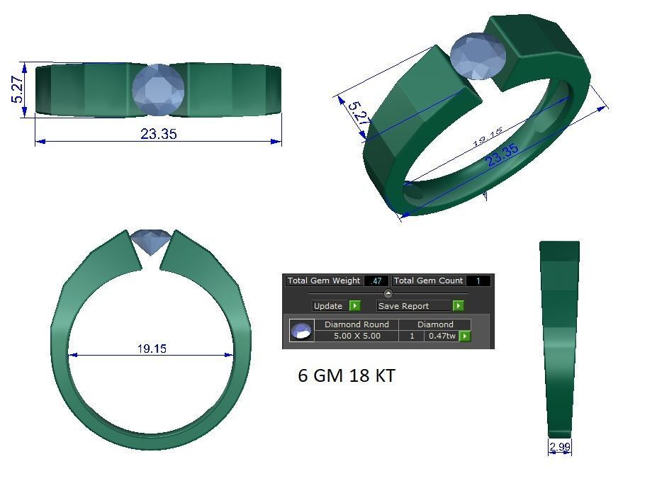 Ring - 0927 3D print model_1