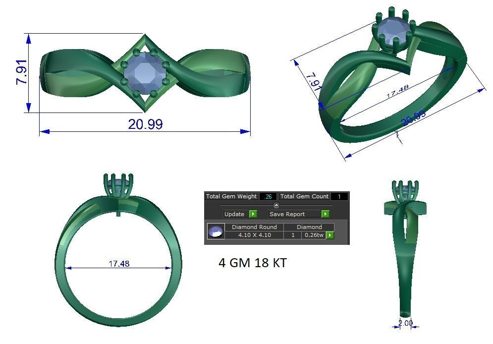 Ring - 0892 3D print model_1