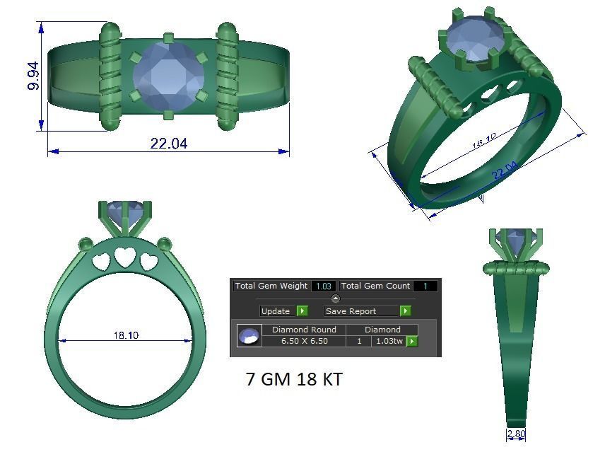 Ring - 0854 3D print model_1