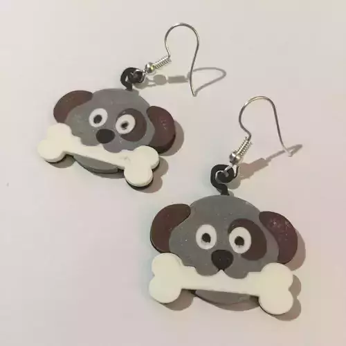 Kawaii Puppy Earrings