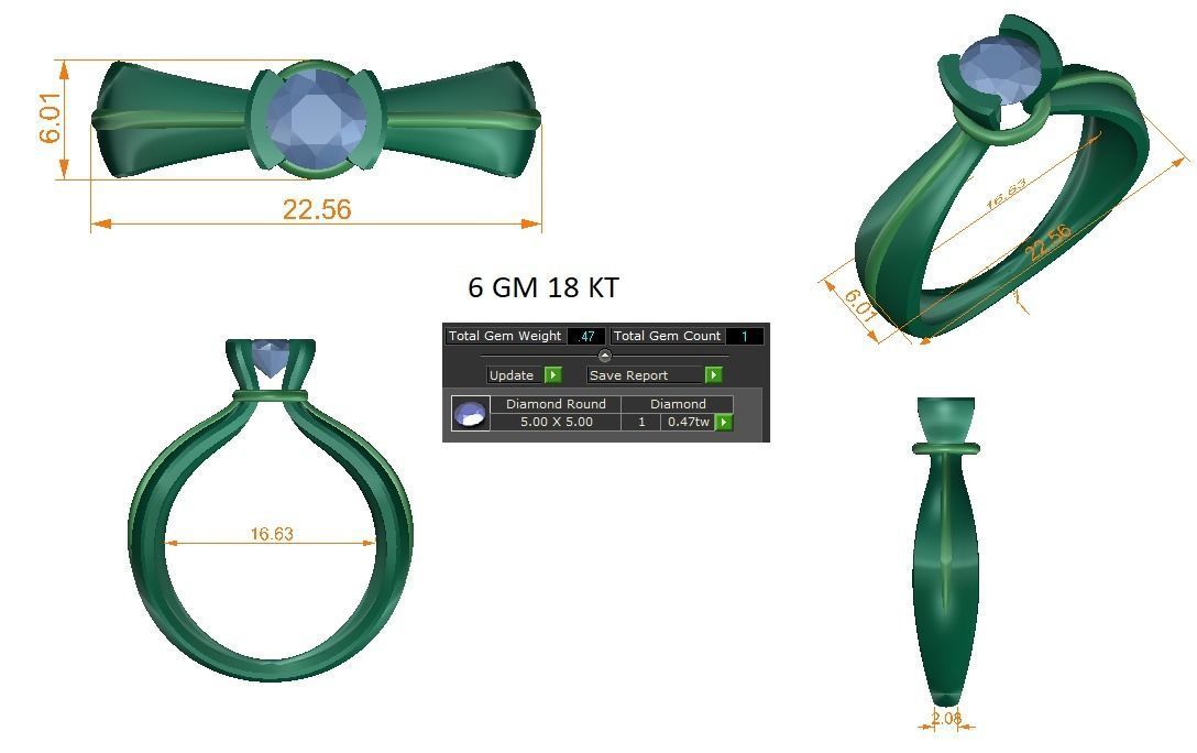 Ring - 0810 3D print model_1