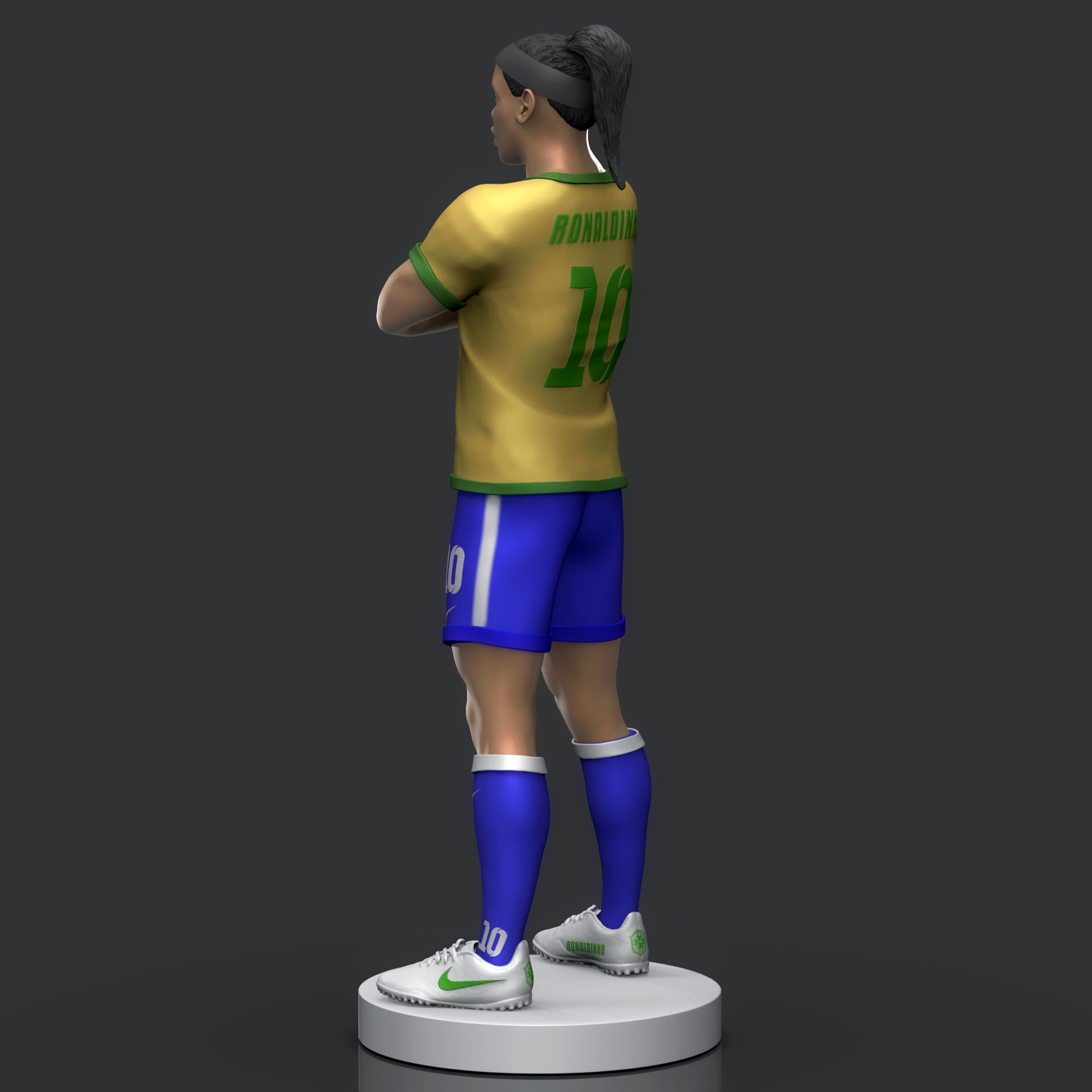 Ronaldinho Gaucho 3D Printable 3D print model_8