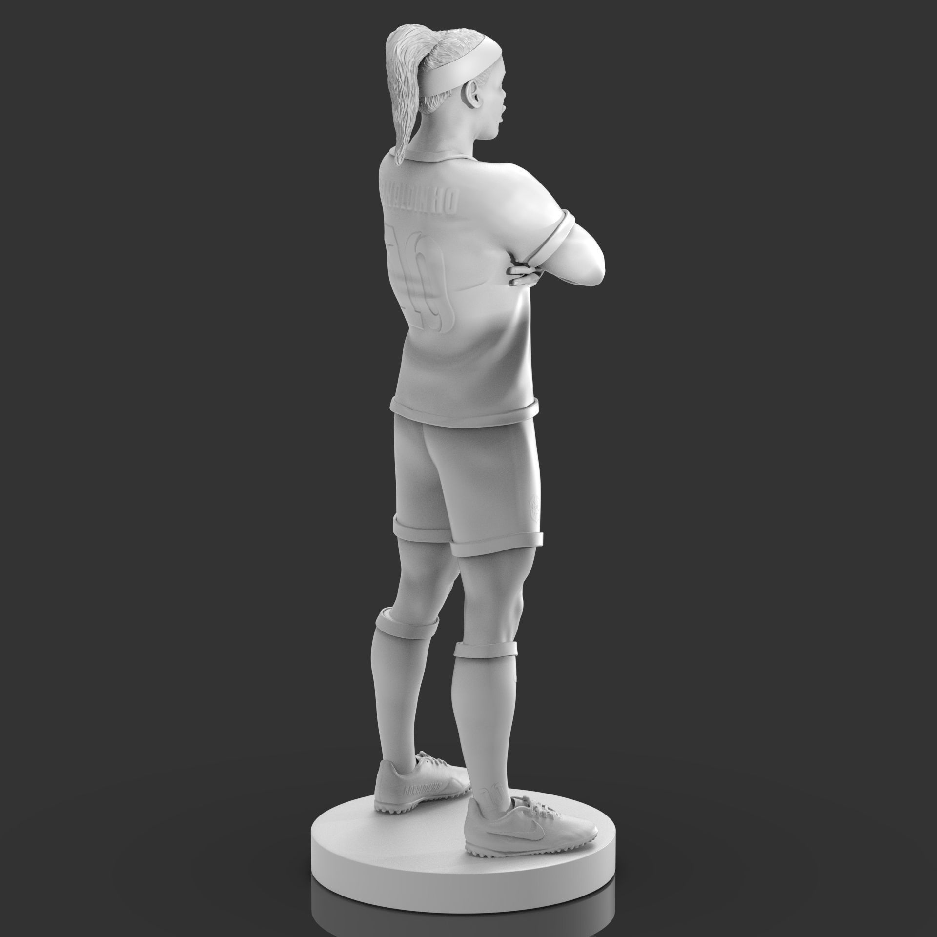 Ronaldinho Gaucho 3D Printable 3D print model_21