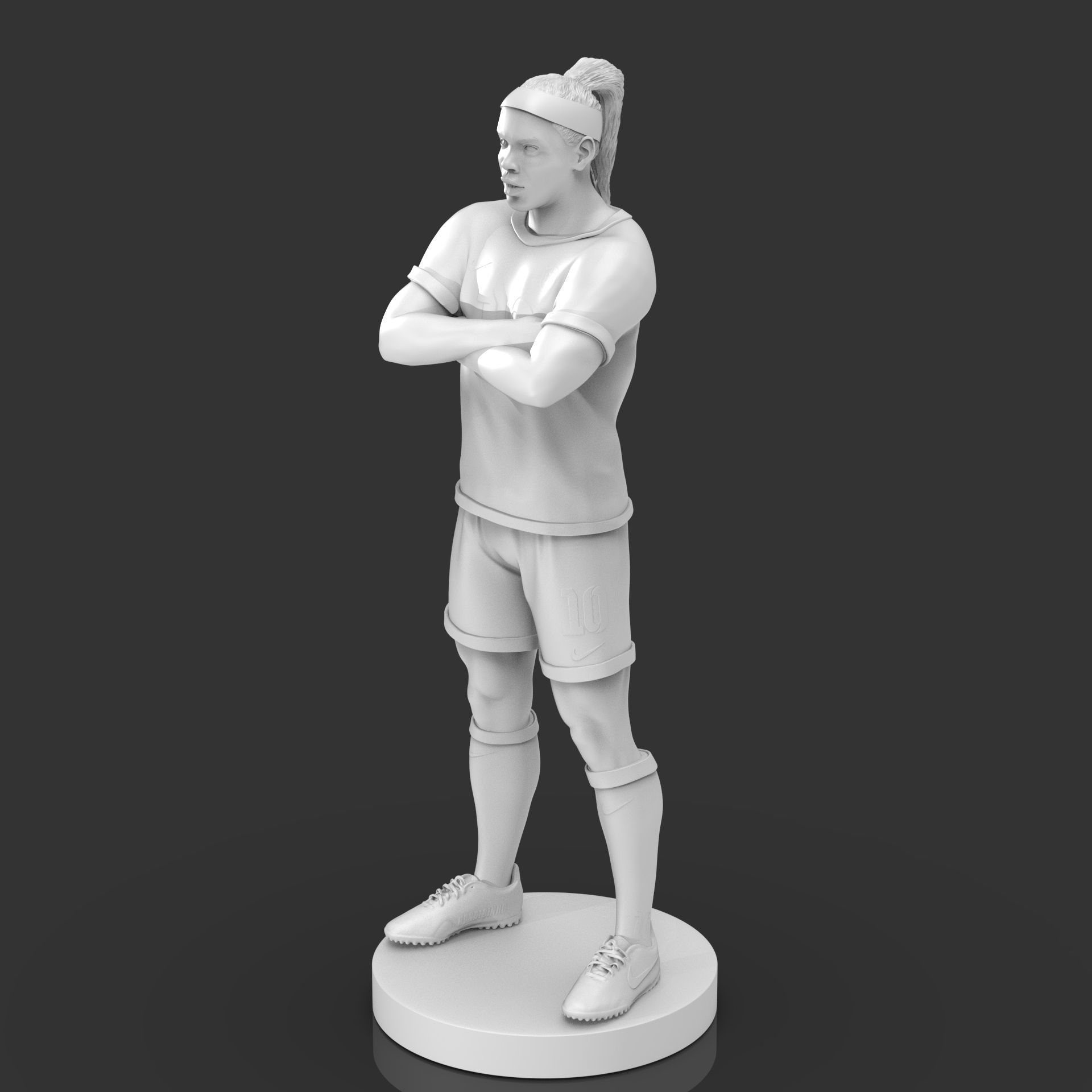 Ronaldinho Gaucho 3D Printable 3D print model_23