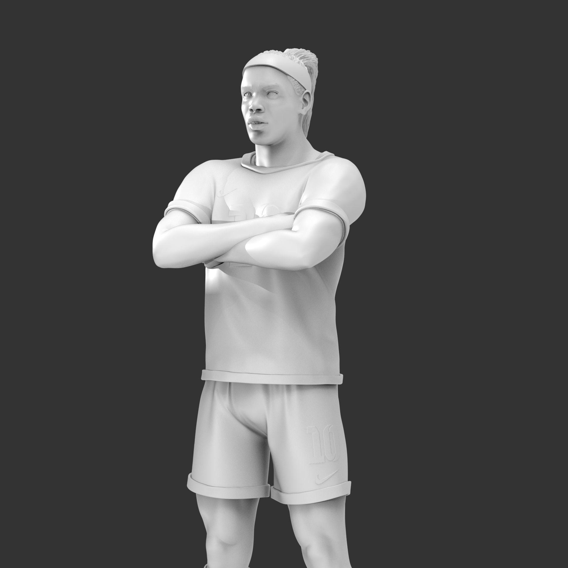 Ronaldinho Gaucho 3D Printable 3D print model_24
