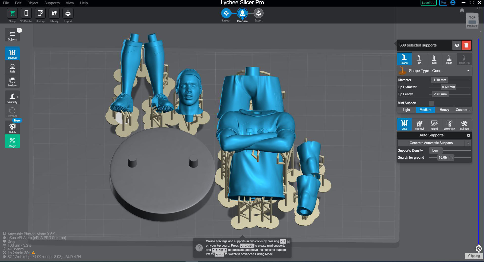 Ronaldinho Gaucho 3D Printable 3D print model_3