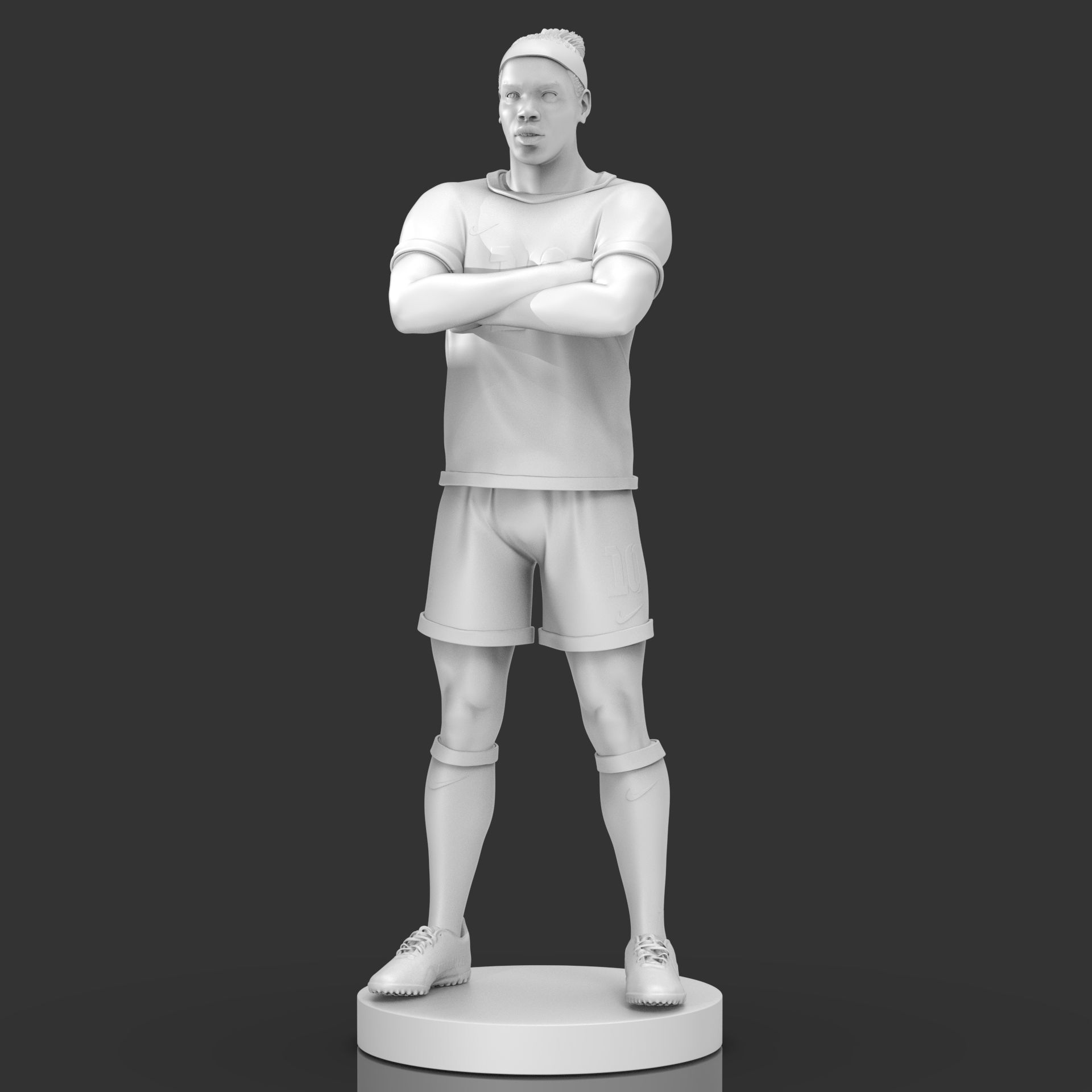 Ronaldinho Gaucho 3D Printable 3D print model_17