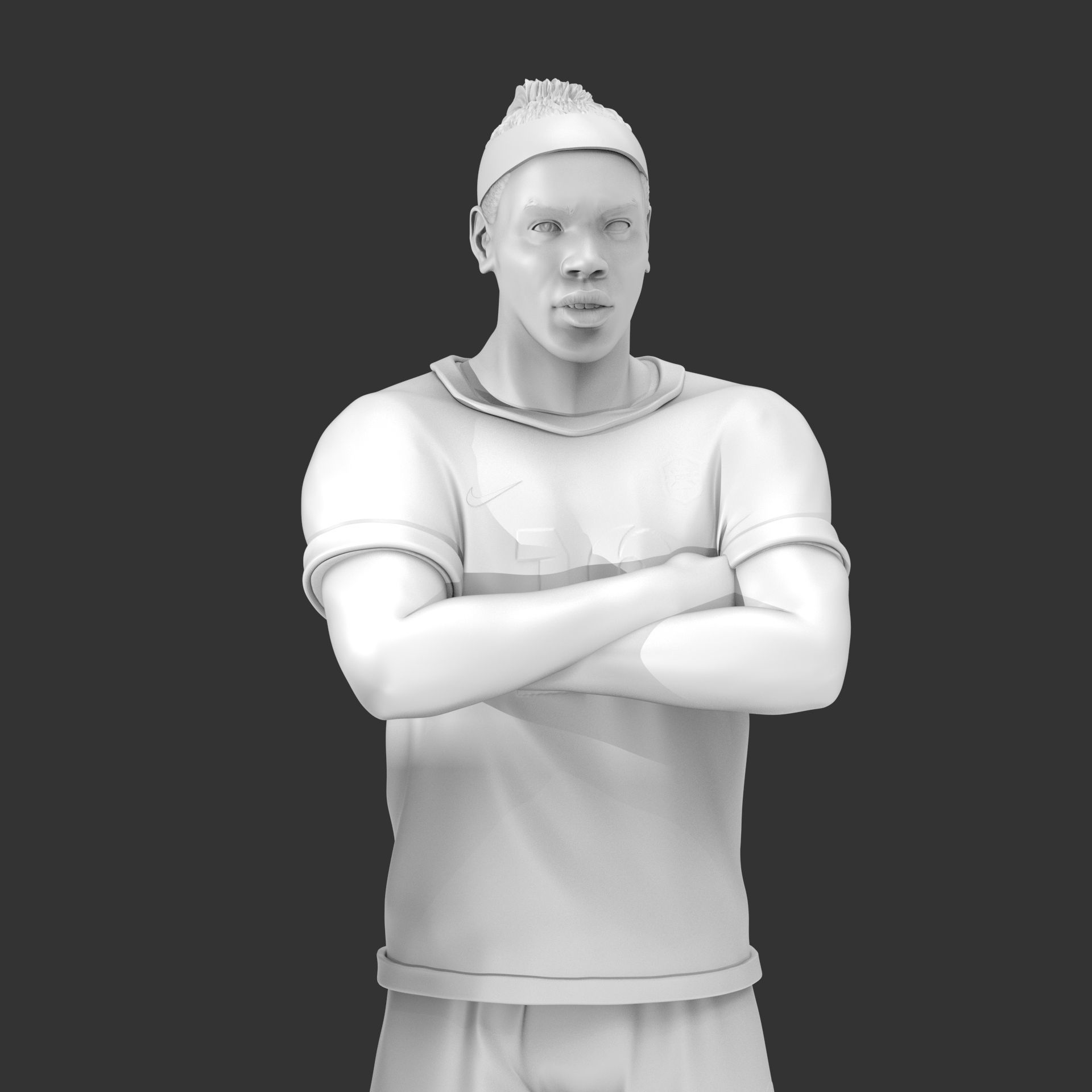 Ronaldinho Gaucho 3D Printable 3D print model_25