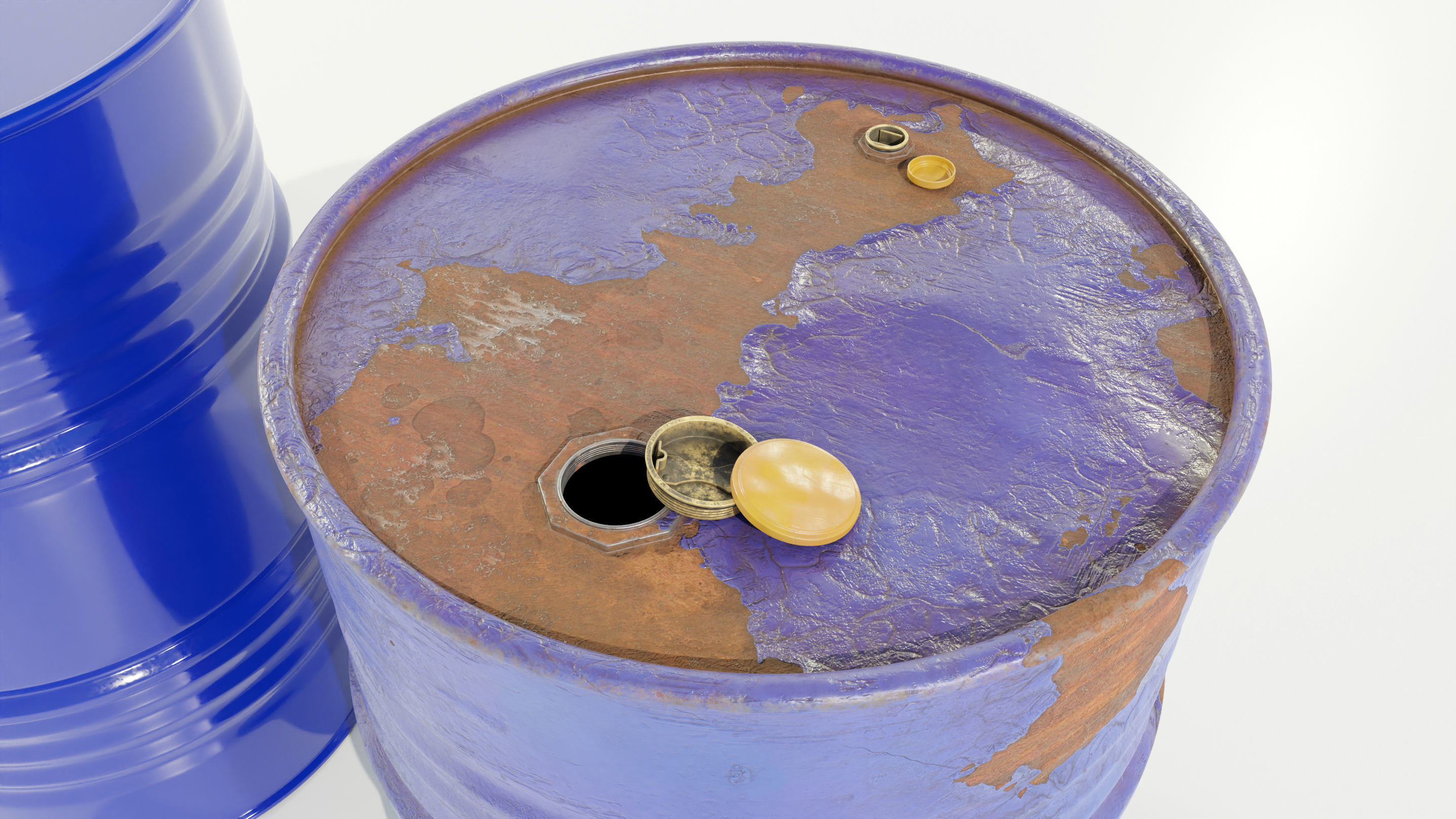 Steel Barrels 3D model_7