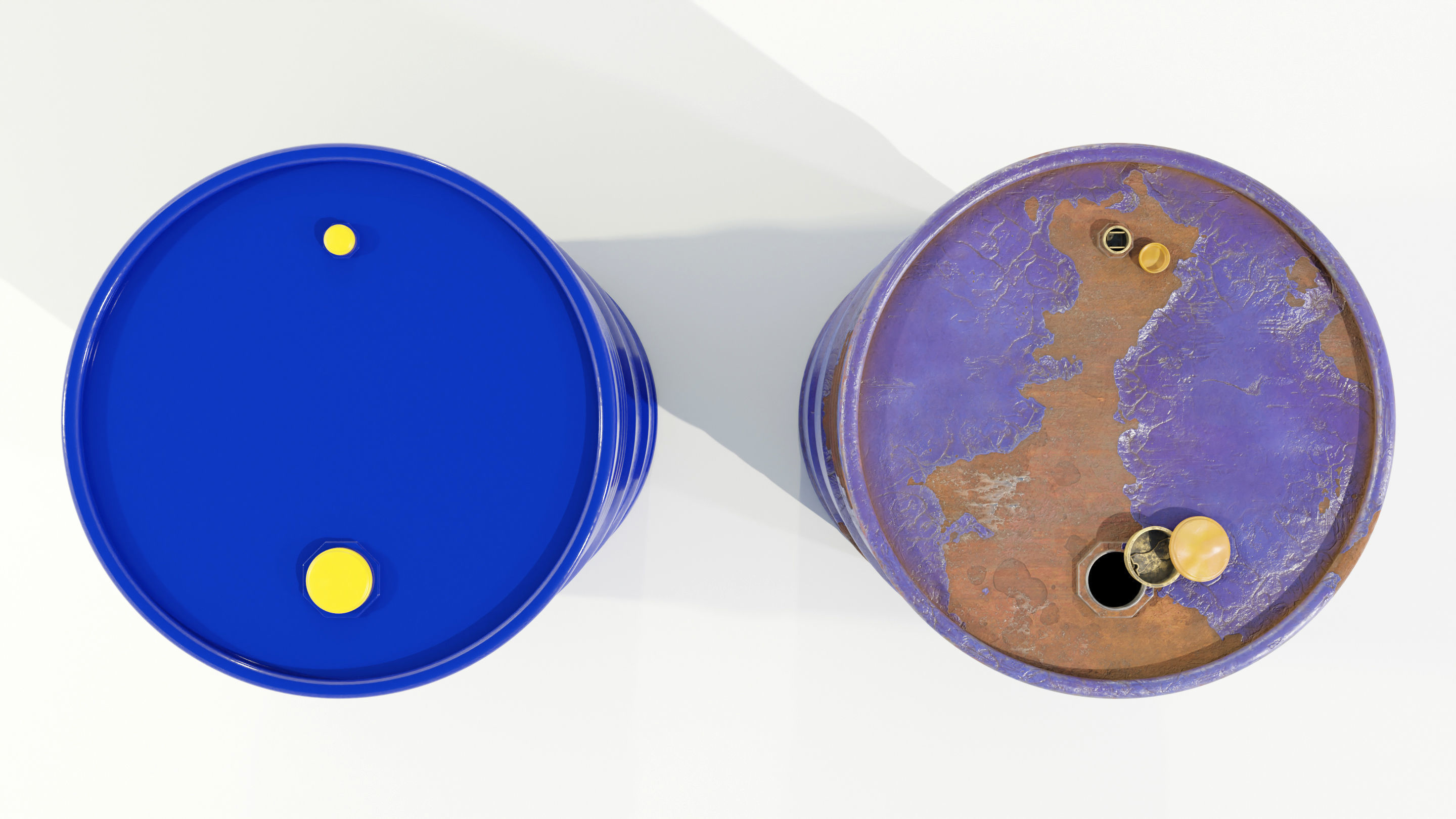 Steel Barrels 3D model_10