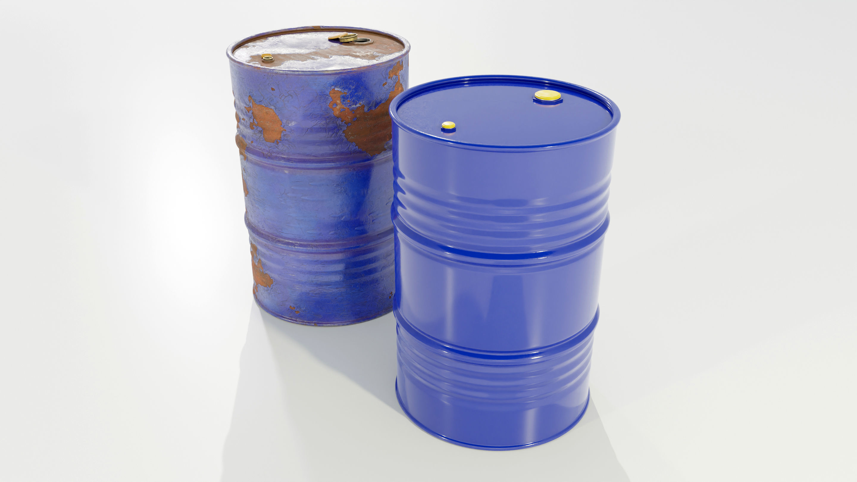 Steel Barrels 3D model_5