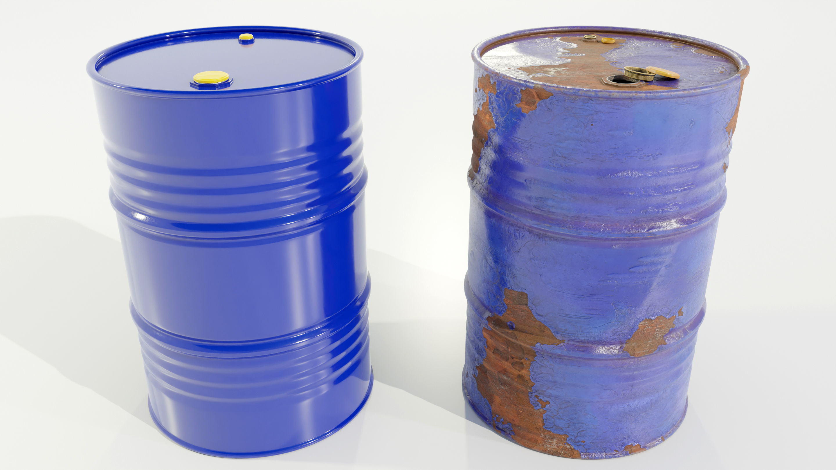 Steel Barrels 3D model_9