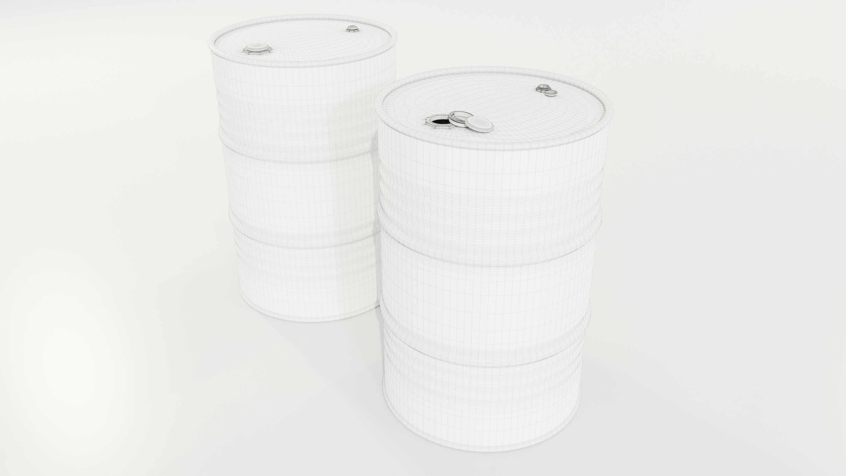 Steel Barrels 3D model_13