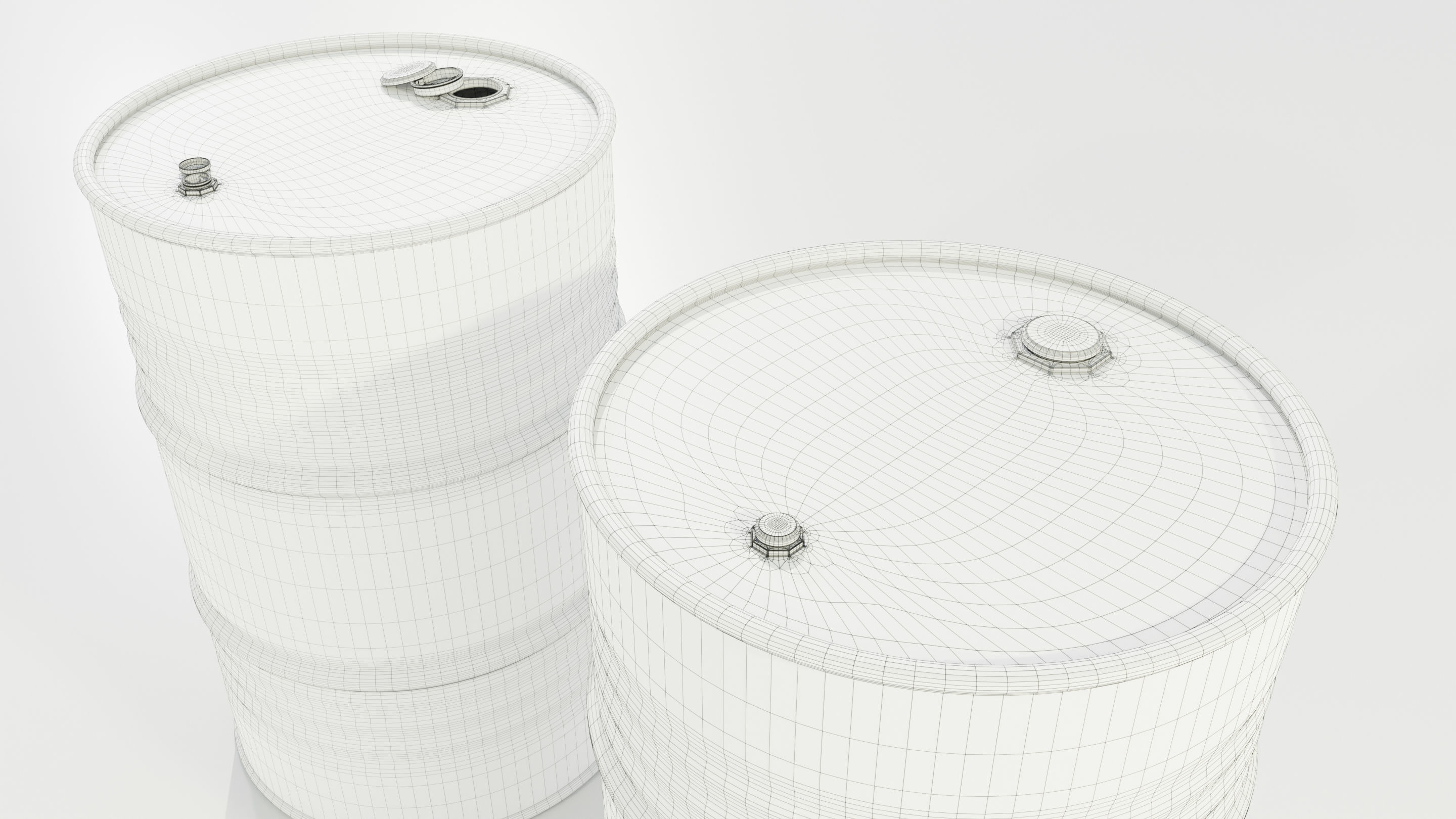 Steel Barrels 3D model_18