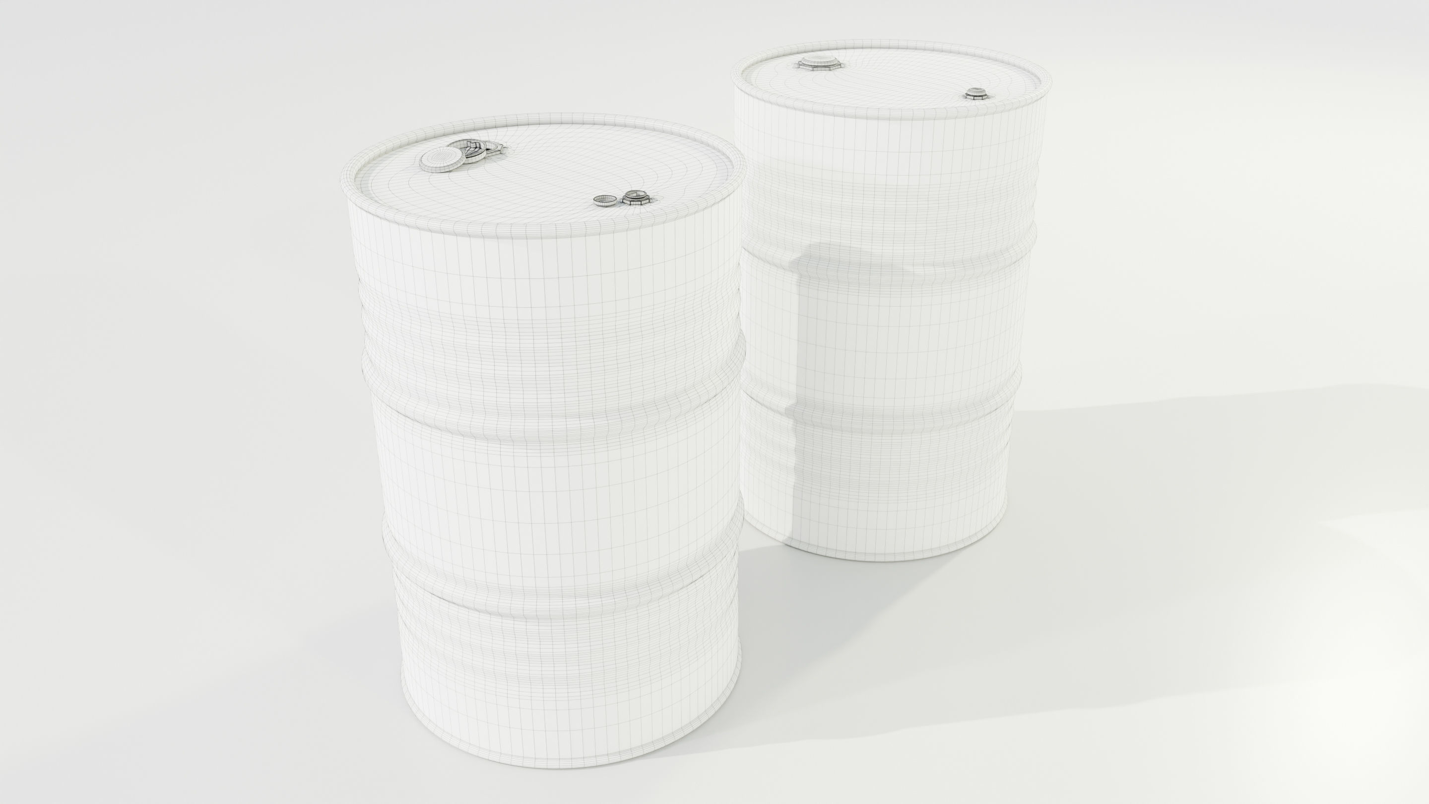 Steel Barrels 3D model_14
