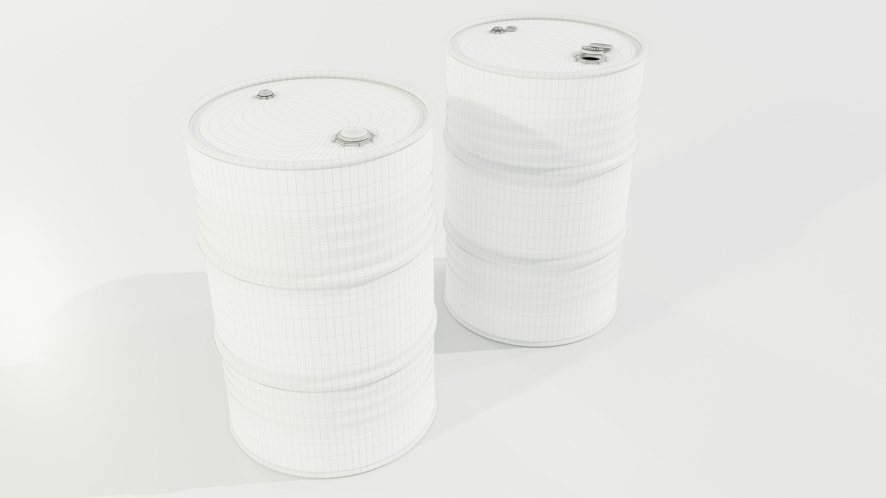 Steel Barrels 3D model_12