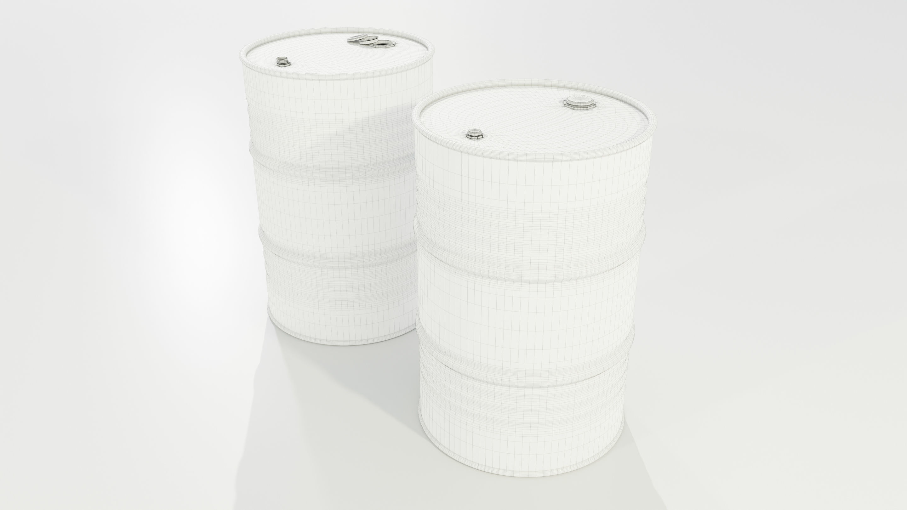 Steel Barrels 3D model_15