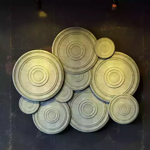 3d  wall panle set 04