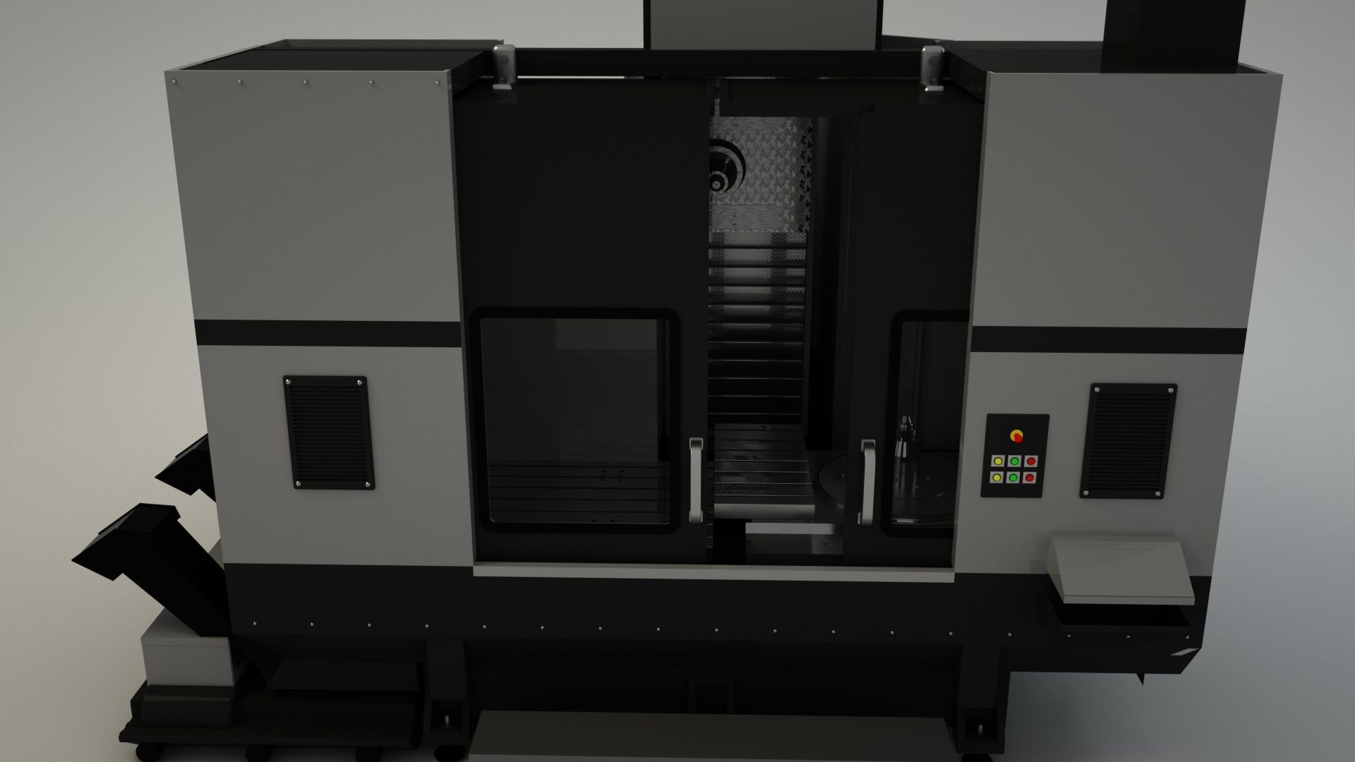 CNC Milling Machine   3D model_12